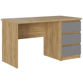 Стол письменный МК Стиль Бостон СП-001 ЛДСП дуб крафт золотой/серый шифер